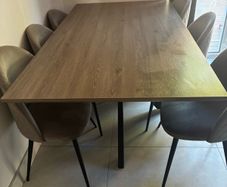 Grey Dining Table and Chairs