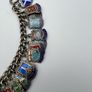Vintage Sterling Silver Travel Shield Place Name Souvenir Charm Bracelet - 33 Charms from UK and Europe - Approx 55g Image 3