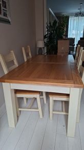 Dining room table and four chairs