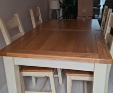 Dining room table and four chairs