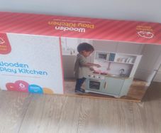 Wooden play kitchen