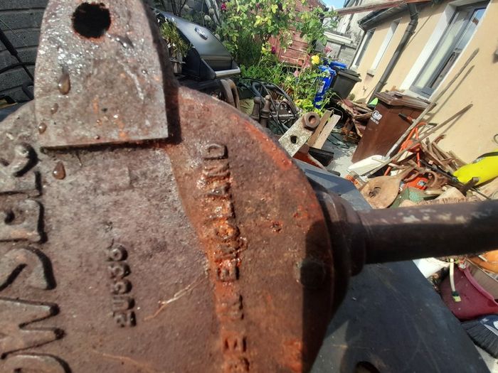 Antique Diesel Transfer Rotary Hand Operated Bowser Pump Made in England
