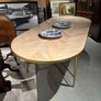 Will and I clearance Oval dining table parquet top (new in box ) 220cm w / 100cm d / 77cm h Image 6