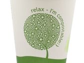 Job Lot of 100 Compostable coffee Cups