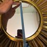 Gold wall mirror Image 3