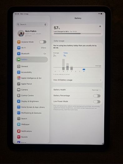 iPad Air 11-inch (M2 chip, 2024) 128GB, Wi-Fi