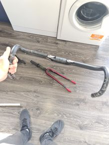 Zipp carbon racing bars.
