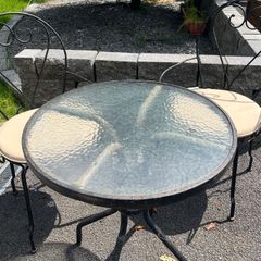 Wrought Iron Garden / Patio Bistro Set