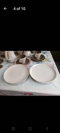 mid century poole pottery dinnerware set