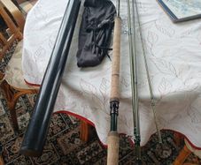 loomis sintrix 14ft salmon rod as new