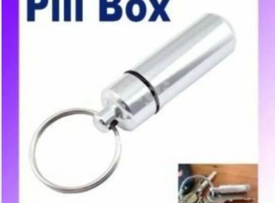 Aluminum Pill Box x 4 , Free Post