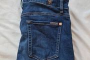 7 forallmankind Skinny jeans Size 29/27 zip fly in excellent condition