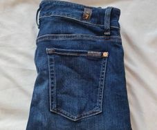 7 forallmankind Skinny jeans Size 29/27 zip fly in excellent condition