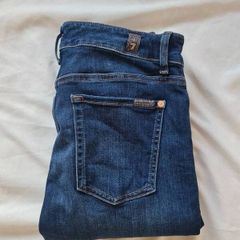 7 forallmankind Skinny jeans Size 29/27 zip fly in excellent condition