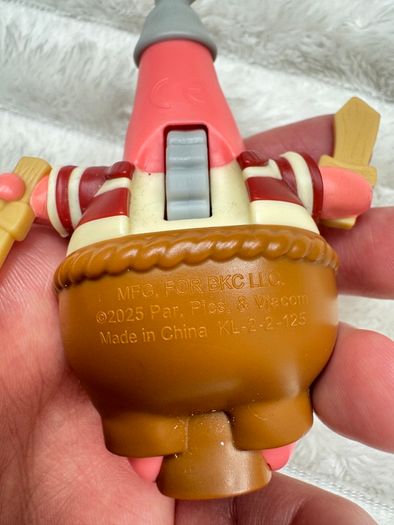 SpongeBob SquarePants 2025 Burger King Patrick approx. 9 cm. Used Please see photos