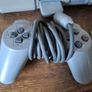 PS1, 2 games, 3 controllers, 1 memory card Image 4