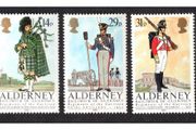 1985 Alderney Regiments of the Alderney Garrison Commemorative Stamp Mint Never Hinged (MNH)