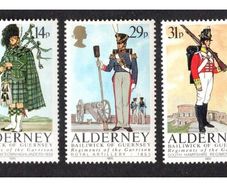 1985 Alderney Regiments of the Alderney Garrison Commemorative Stamp Mint Never Hinged (MNH)