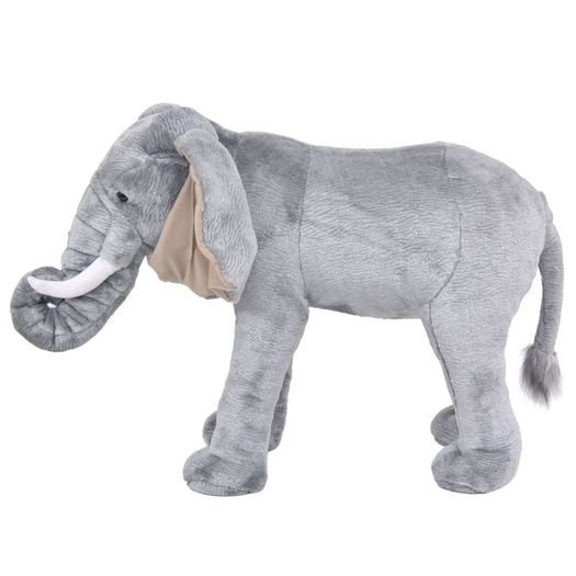 Standing Plush Toy Elephant Grey XXL