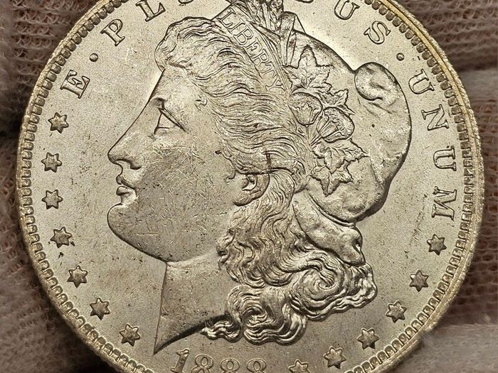 USA United States Silver 1888 O Morgan Dollar Beautiful Uncirculated Lustrous Superb Prooflike!