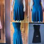 Linea Black Evening Dress Medium EU 38 UK 10 Image 2
