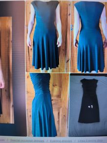 Linea Black Evening Dress Medium EU 38 UK 10
