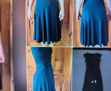 Linea Black Evening Dress Medium EU 38 UK 10