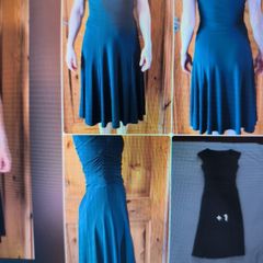 Linea Black Evening Dress Medium EU 38 UK 10