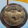 USSR Gorbachev in Germany first day coin stamps cover 1989 Image 3
