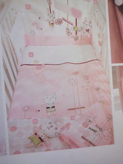 Mamas & Papas Girl nursery quilt