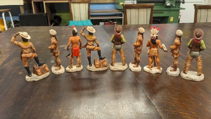 Vintage Castagna " Wild West Series" Figurines