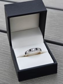 Vintage 9ct Gold Sapphire Eternity Ring