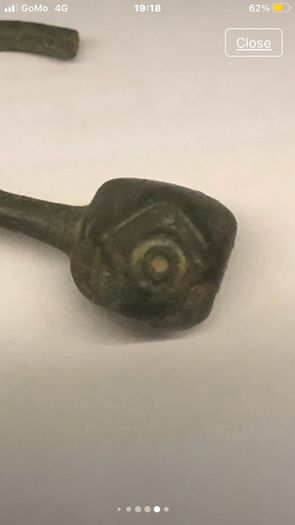 bronze robe pins