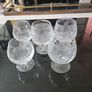 6 crystal brandy glasses Image 3