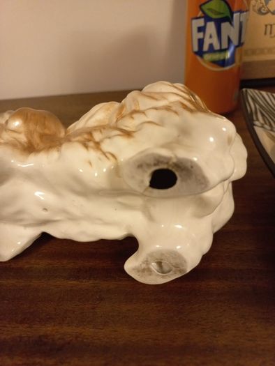 2 Vintage China Ornamental Mantlepiece Dogs...