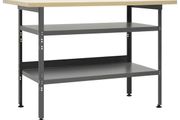 Workbench Grey 120x60x85 cm Steel