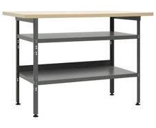 Workbench Grey 120x60x85 cm Steel