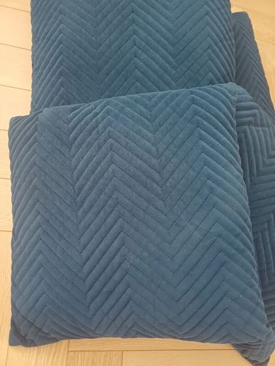 4 velvet cushions
