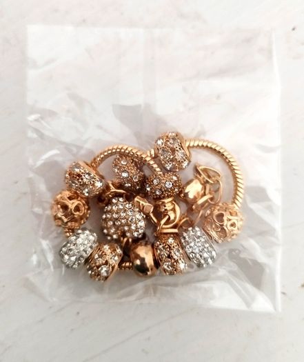 Elegant Golden and Silver Heart Bracelets
