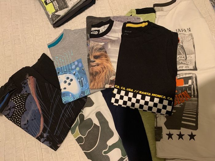 Tshirts selection ( short and long sleeve) 7-9 years old like new