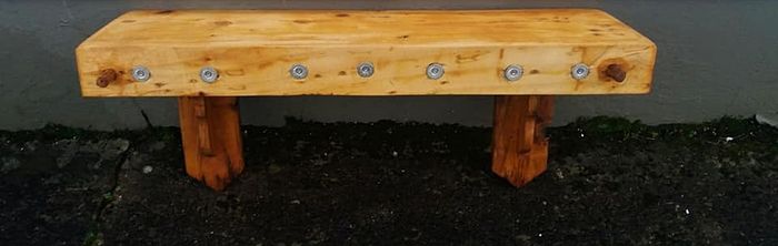 Rustic Chunky floating shelf / display