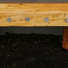 Rustic Chunky floating shelf / display