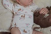 19inch 48cm Reborn Baby Doll Lifelike Baby Doll Levi Blonde Hair Girl Toddler Doll Toy (FREE POSTAGE)