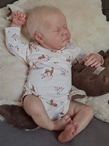 19inch 48cm Reborn Baby Doll Lifelike Baby Doll Levi Blonde Hair Girl Toddler Doll Toy (FREE POSTAGE)