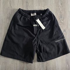 Mens Essentials Fear of god Fleece shorts