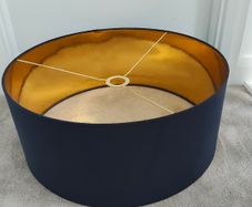 Next Blue Rico Easy Fit Shade Drum Ceiling Light
