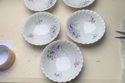 Myott China bowls x 5 &amp; 2 plates