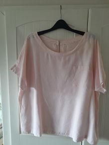 Pink Linen Top