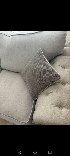 4 seater and 2 seater grey sofa.