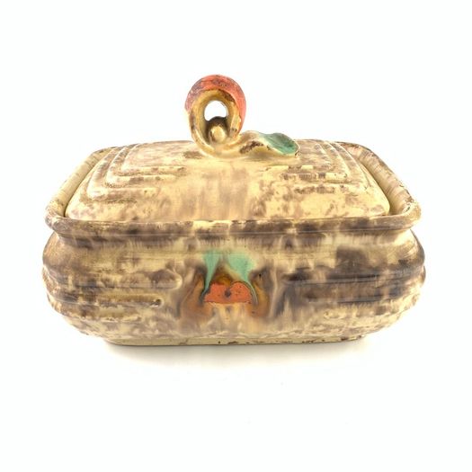 Vintage studio pottery box